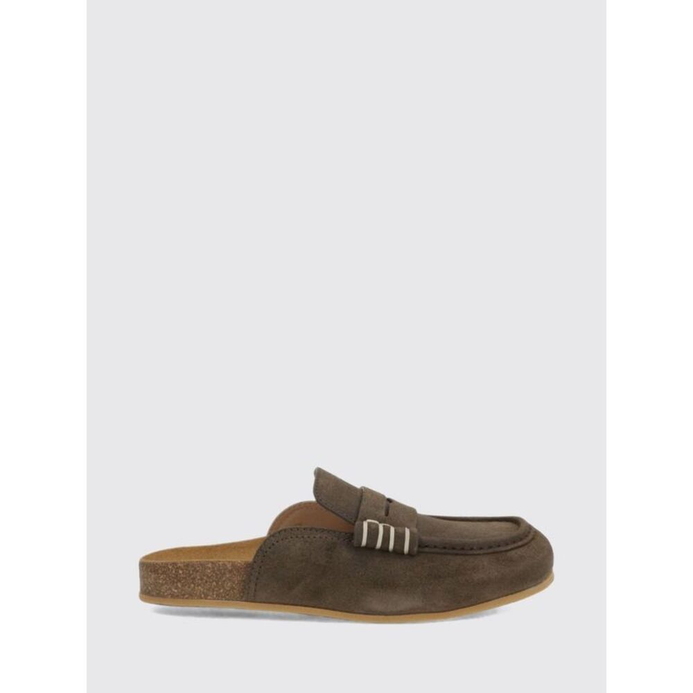 Jw Anderson Women Suede Mules Jw Anderson With Chain Detail And Low Heel